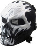 Ghost Skull Plastic Airsoft Mask in White (MA-99-WH)
