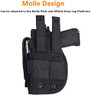 WoSport Elite Battlefield Pistol Holster in Black (GB-32-BK)