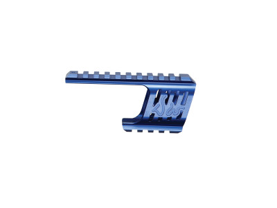 ASG Custom CNC Rail Mount for Dan Wesson 715 in blue (18242)