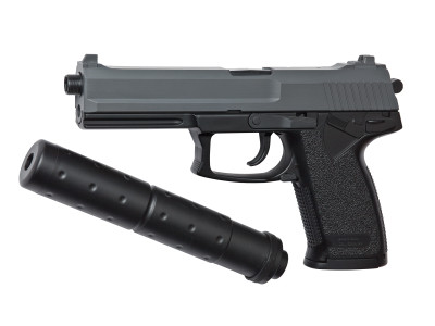 ASG - DL 60 SOCOM Spring Pistol with Silencer in Black (15918)