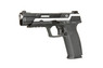 G&G Armament Piranha MK I Gas Blowback Pistol in Black & Silver 