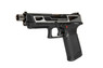 G&G Armament GTP9-MS Gas Blowback Pistol in Black & Silver