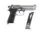 SRC SR 92 - M92 Gas blowback pistol Full metal in Silver