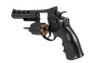 Well G296B Revolver 4" Co2 Metal Revolver in Black