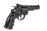 Well G296B Revolver 4" Co2 Metal Revolver in Black
