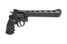 Well G296D Revolver 8" Co2 Metal Revolver in Black