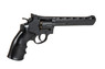 Well G296D Revolver 8" Co2 Metal Revolver in Black