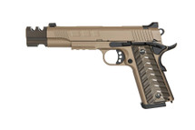 KWC KP16 M1911 Extended Full Metal GBB Pistol in Tan