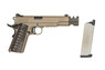 KWC KP16 M1911 Extended Full Metal GBB Pistol in Tan