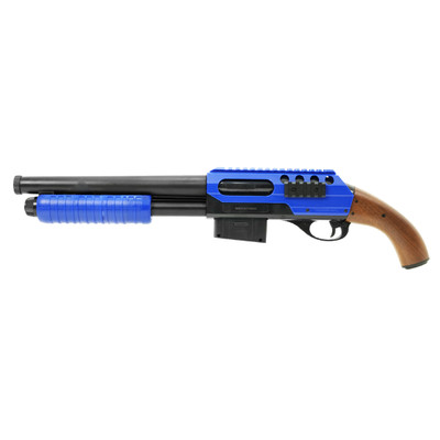 Double Eagle M47C1 UTG Tactical bb shotgun in Blue