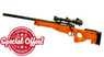 Double Eagle M57 bb gun Spring Sniper Rifle with Scope in Orange (special offer)