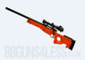 Double Eagle M57 bb gun Spring Sniper Rifle with Scope in Orange