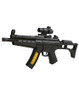 Kombat UK - MP5 Toy Rifle with flashing lights in Black