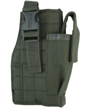 Kombat UK - Molle Pistol Holster with Mag Pouch in Olive Green