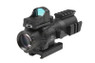 Theta Optics Rhino illuminated 4X32 Scope with Micro Red Dot Sight