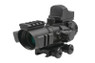 Theta Optics Rhino illuminated 4X32 Scope with Micro Red Dot Sight