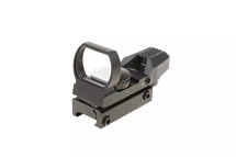 Theta Optics illuminated Open Reflex Sight in Black