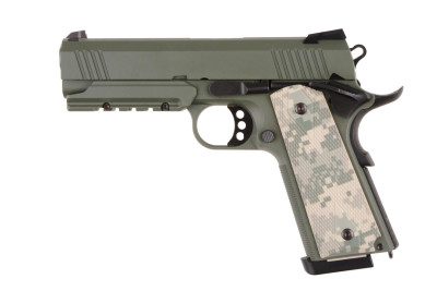 Tokyo Marui Foliage Warrior GBB Airsoft Pistol in Olive Green