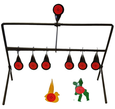 Metal Target - 6 Standard Targets with ground spikes