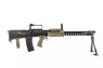 ICS L86A2 LSW Airsoft Rifle with bipod in Black