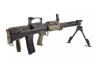 ICS L86A2 LSW Airsoft Rifle with bipod in Black