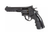 Well G296C Revolver 6" Co2 Metal Revolver in Black