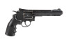 Well G296C Revolver 6" Co2 Metal Revolver in Black