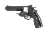 Well G296C Revolver 6" Co2 Metal Revolver in Black