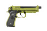 G&G GPM92 Gas Blowback Pistol in Hunter Green with hard case