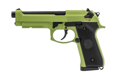 Raven R9 Replica M92 Gas Blowback pistol in Green