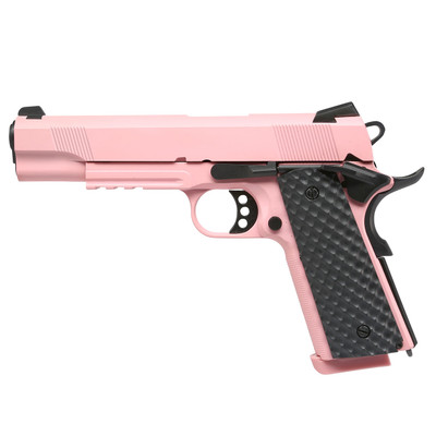 Raven M1911 MEU Gas Blowback Pistol with Rail in Pink