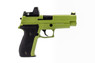 Raven R226 Gas Blowback pistol with BDS Sight in Green (RGP-04-11-BDS)