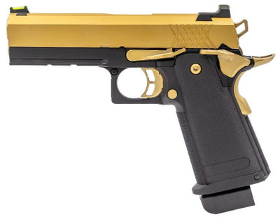 Raven Hi Capa 4.3 Gas Blowback Pistol in Gold