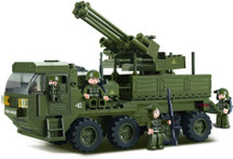 Sluban Military Bricks - Heavy Artillery Truck - B0302