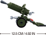 Sluban Military Bricks - WWII Anti Aircraft Gun - B0678A