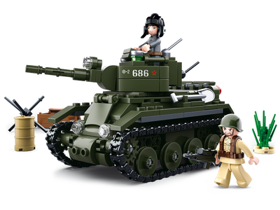 Sluban Military Bricks - Allied Cavalry Tank - B0686