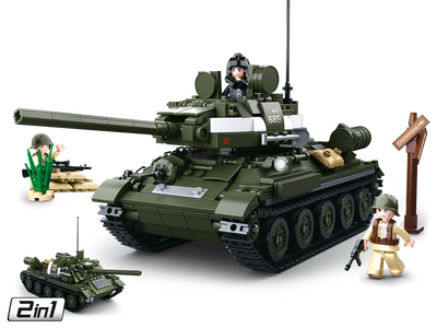Sluban Military Bricks - Allied Tank Hunter - B0689