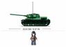 Sluban Military Bricks -Medium T-38 Tank - B0982