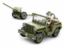 Sluban Military Bricks - Allied Willy's Jeep - B0853