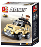 Sluban Military Bricks - Patrol Car - B0587A