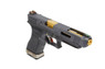 WE E Force T1 Custom G35 GBB Pistol in Black With Gold Barrel