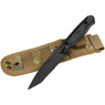 CYMA Dummy Plastic 141 Nimravus Tanto Knife Multi Camo Sheath in Black