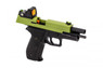Raven R226 Gas Blowback pistol with Green Slide & BDS Sight (RGP-04-14-BDS)
