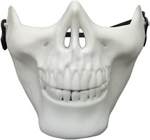Bottom Half Skull Mortus v2 Mask in White