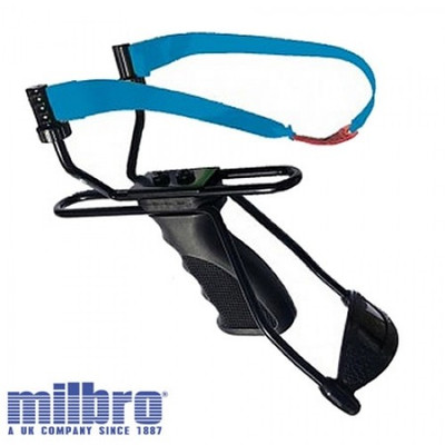 Milbro Deluxe Adjustable Slingshot with Flat Power Bands