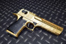 WE/Cybergun Desert Eagle .50AE GBB in Gold With Tiger Stripes