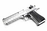 WE/Cybergun Desert Eagle .50AE GBB in Silver With Tiger Stripes 