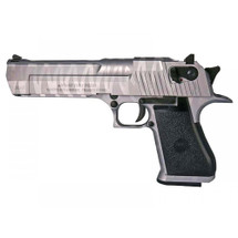 WE/Cybergun Desert Eagle .50AE GBB in Silver With Tiger Stripes 