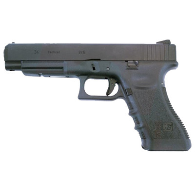 WE Tech - EU34 Gas Blowback Airsoft Pistol in Black