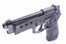 WE Tech M9A1 Hex Cut Gen 2 Gas Blowback Airsoft Pistol in Black (WE-M014-M9A1-BK)